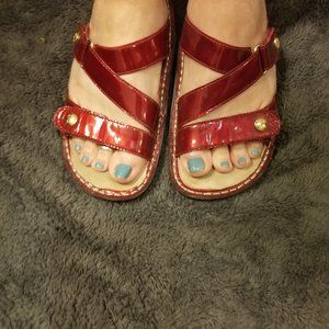 Red Allegria Sandals Size 36
